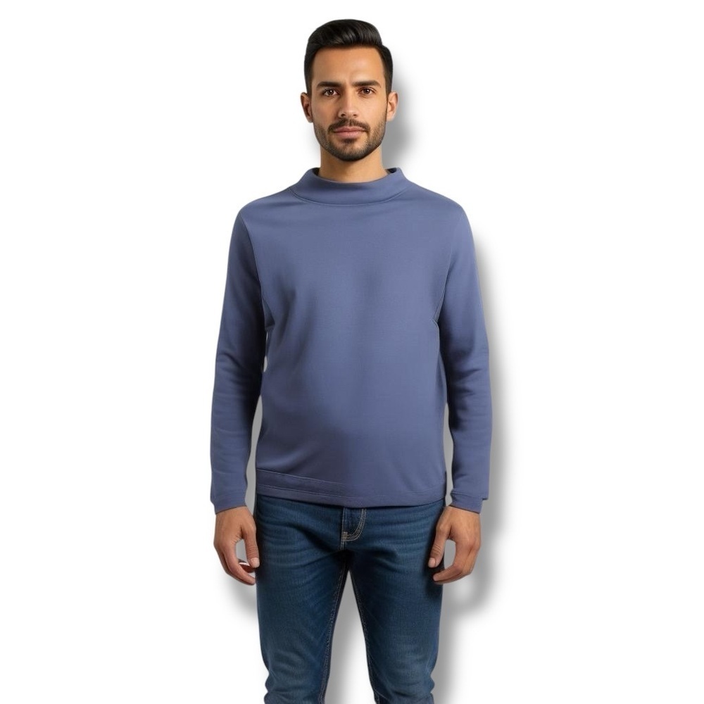 FootJoy Mock Turtleneck Golf Activewear Navy Blue Men’s Size M